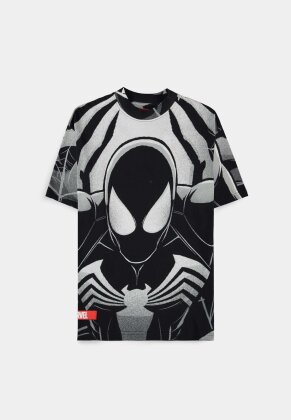 Spider Man - Venom Men's Aop Short Sleeved T-Shirt - L Short Sleeved T-Shirts M Black