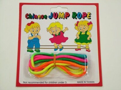 Gummitwist Regenbogen/Rainbow 175 cm lang