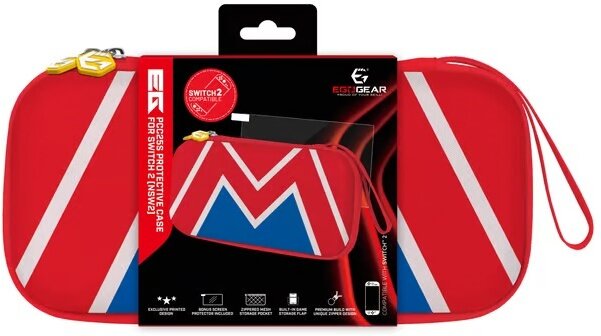 EgoGear - Étui de protection "M Logo" PCC25S pour Switch 2