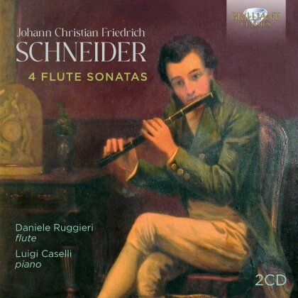 Daniele Ruggieri, Luigi Caselli & Johann Christian Friedrich Schneider - 4 Flute Sons (2 CD)