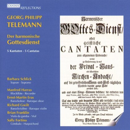 Georg Philipp Telemann (1681-1767), Barbara Schlick, Manfred Harras, Ernst-Martin Eras, … - Der Harmonische Gottesdienst - 5 Cantatas