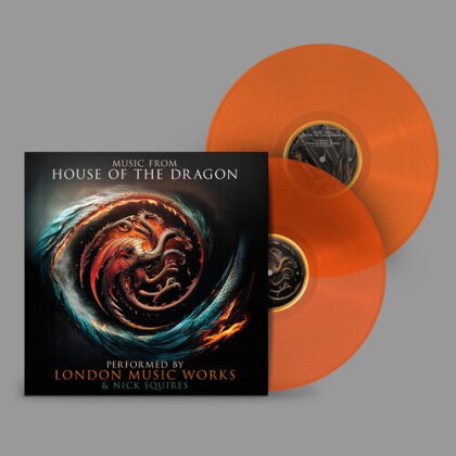 Nick Squires & London Music Works - Music From House Of The Dragon - Soundtrack (Orange Vinyl, 2 LPs)