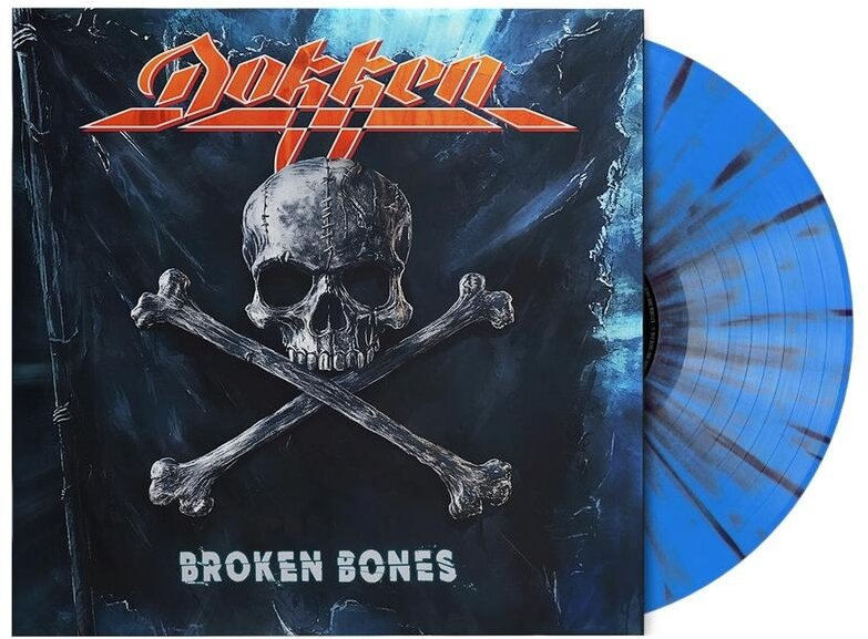 Dokken - Broken Bones 2025 Reissue, RSD 2025, Edizione Limitata, Black / Blue Splatter Vinyl, LP