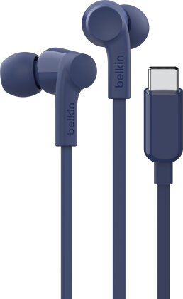 Belkin Rockstar USB-C In-Ear-Kopfhörer mit Kabel - blue