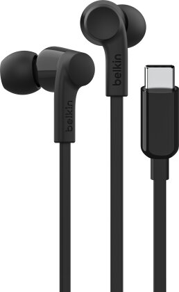 Belkin Rockstar USB-C In-Ear-Kopfhörer mit Kabel - black