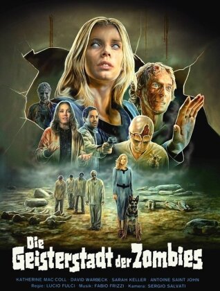 Die Geisterstadt der Zombies (1981) (Cover D, Eurocult Collection, Limited Edition, Mediabook, Uncut, 4K Ultra HD + Blu-ray + CD)