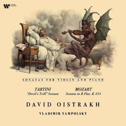 Claude Debussy (1862-1918), Wolfgang Amadeus Mozart (1756-1791), Giuseppe Tartini (1692-1770), David Oistrach & Vladimir Yampolsky - Sonaten für Violine & Klavier (LP)