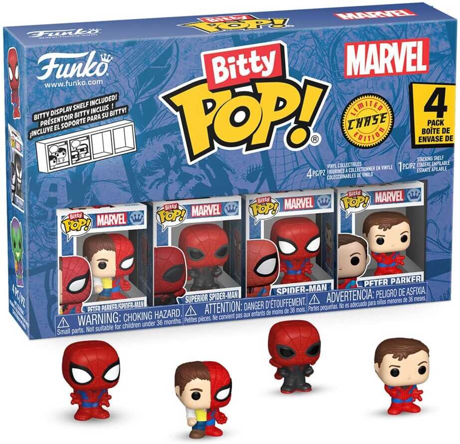 Spider-Man Bitty POP! Vinyl Figuren 4er-Pack Series 4 2 cm