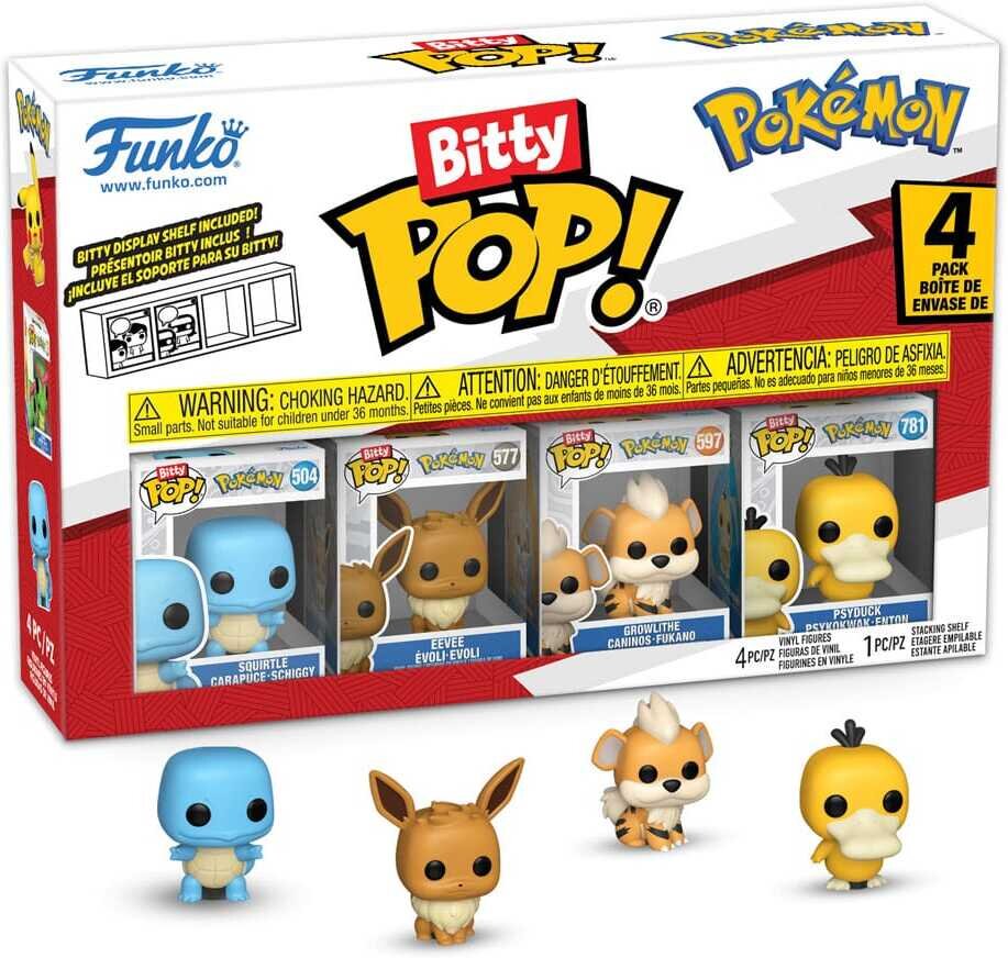 Pokémon Bitty POP! Vinyl Figuren 4er-Pack Series 4 2 cm