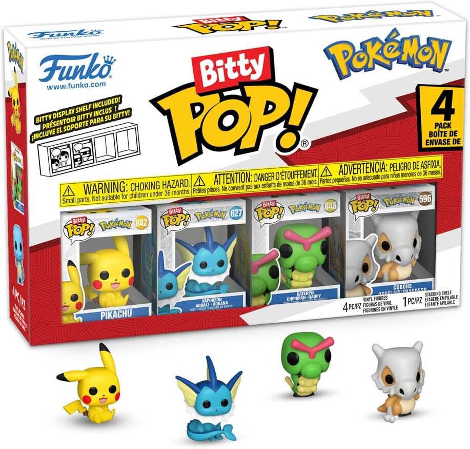 Pokémon Bitty POP! Vinyl Figuren 4er-Pack Series 1 2 cm