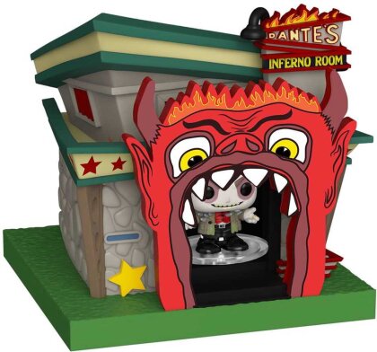 Beetlejuice Bitty POP! Towns Vinyl Figur Beetlejuice and Dante's Inferno Room