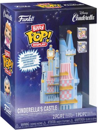 Disney Bitty POP! Display mit 2 Vinyl Figuren Cinderella's Castle