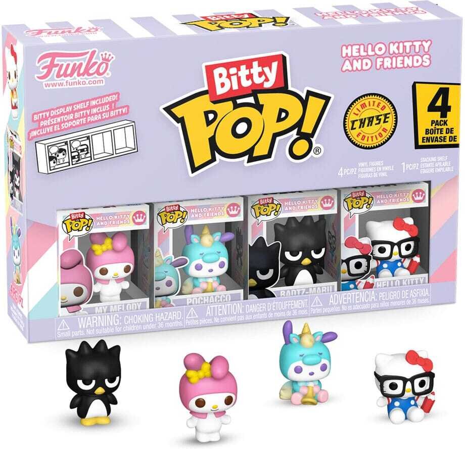 Hello Kitty and Friends Bitty POP! Vinyl Figuren 4er-Pack Series 4 2 cm