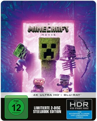 Ein Minecraft Film (2025) (Limited Edition, Steelbook, 4K Ultra HD + Blu-ray)