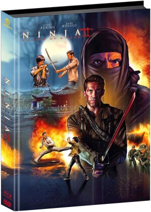Ninja 2: Shadow of a Tear (2013) (Cover A, Wattiert, Edizione Limitata, Mediabook, Blu-ray + 2 DVD)