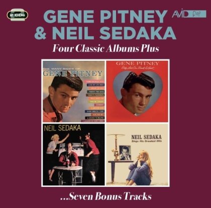 Gene Pitney & Neil Sedaka - Four Classic Albums (2 Bonustracks, 2 CDs)