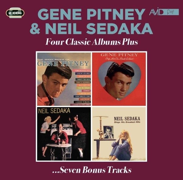 Gene Pitney & Neil Sedaka - Four Classic Albums 2 Bonustracks, 2 CD