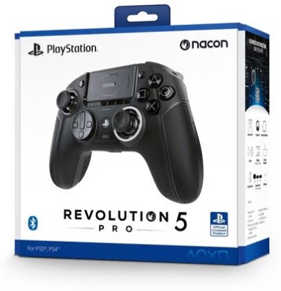 Nacon - Manette Sans Fil Noire Revolution Pro 5 pour PS4 et PS5