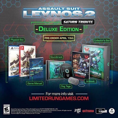 Assault Suit Leynos 2 Saturn Tribute Deluxe Edition
