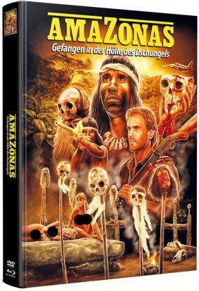 Amazonas - Gefangen in der Hölle des Dschungel (1985) (Wattiert, Limited Edition, Mediabook, Blu-ray + DVD)