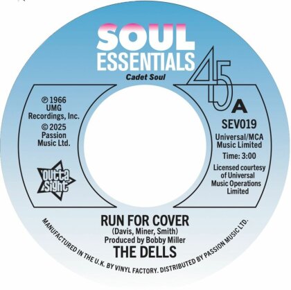The Dells - Run For Cover/Wear It On Your Face (7" Single)