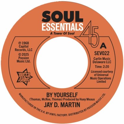 Sam Williams & Jay D. Martin - By Yourself/Love Slipped Through My Fingers (7" Single)