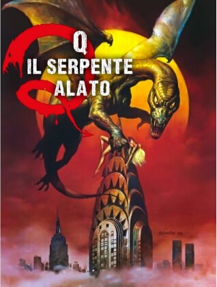 Q - Il Serpente Alato (1982) (Gold Édition, + Card, + Booklet, Édition Limitée)