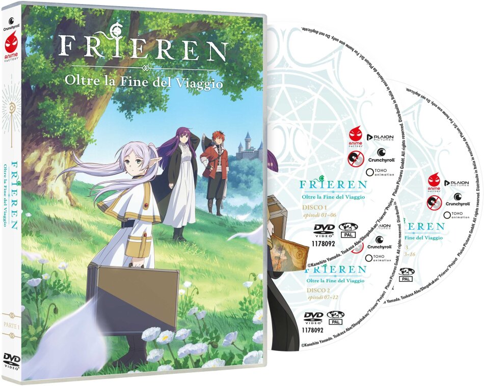 Frieren - Oltre la fine del viaggio - Stagione 1 - Parte 1 3 DVD
