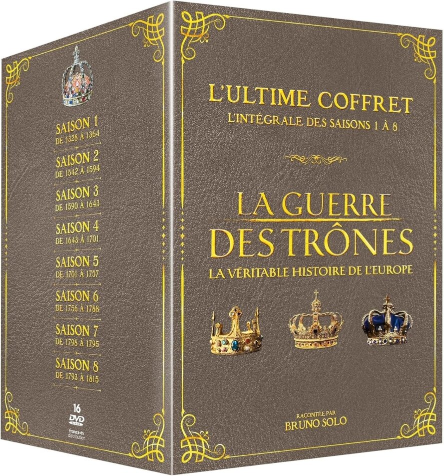 La guerre des trônes - La véritable histoire de l'Europe - Saisons 1-8 16 DVDs