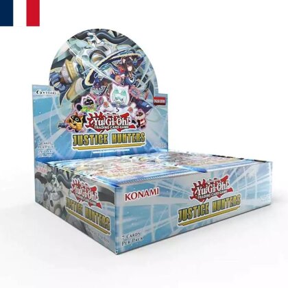 JCC - Booster - Les Chasseurs de Justice - Yu-Gi-Oh! (24 boosters) (FR) - 9 cm