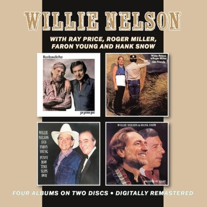 Willie Nelson - San Antonio Rose / Old Friends / Funny How Time (BGO - BEAT GOES ON, 2 CDs)