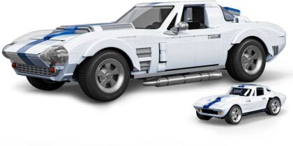Mattel Brick Shop Hot Wheels Elite Series Bauset 1/16 Corvette Grand Sport