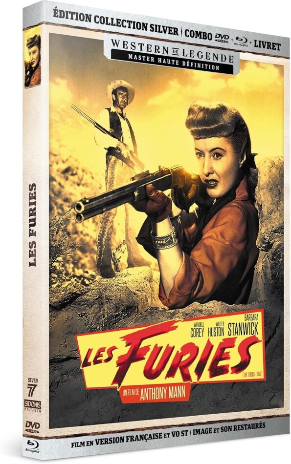 Les Furies (1950) Édition Collection Silver, Western de Légende, Blu-ray + DVD + Livret