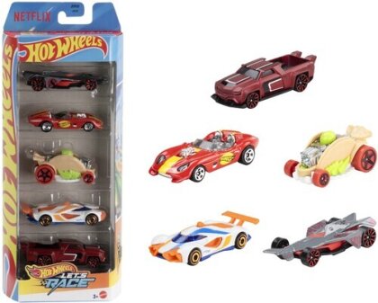 Hot Wheels - Hot Wheels 164 Let's Race 5 Pack