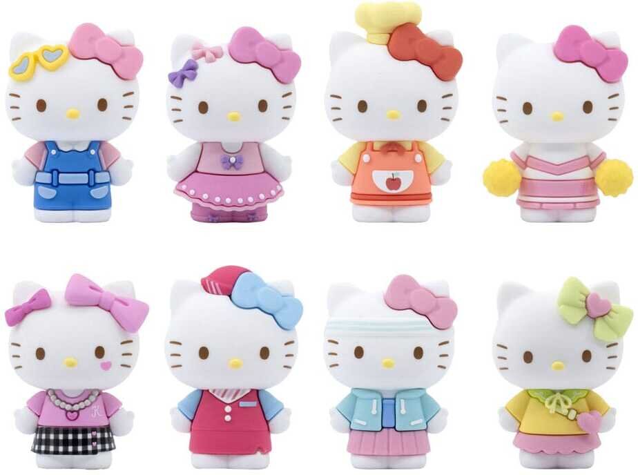 Sanrio Mini-Doll Cute Outfits Series Minifiguren Hello Kitty 5 cm Display (12)