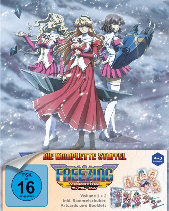 Freezing Vibration - Die komplette Staffel: Vol. 1 + 2 (+ Sammelschuber, Limited Edition, 2 DVDs)