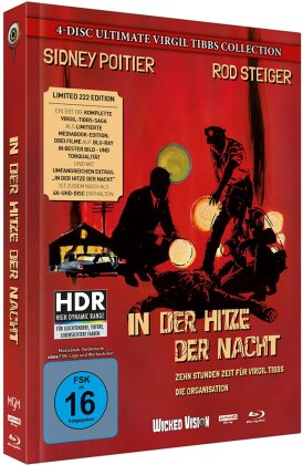 In der Hitze der Nacht (1967) (Cover A, Ultimate Virgil Tibbs Collection, Édition Limitée, Mediabook, 4K Ultra HD + 3 Blu-ray)