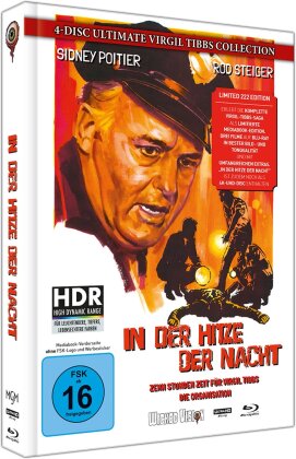 In der Hitze der Nacht (1967) (Cover B, Ultimate Virgil Tibbs Collection, Édition Limitée, Mediabook, 4K Ultra HD + 3 Blu-ray)