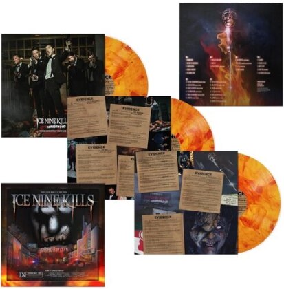 Ice Nine Kills - Welcome To Horrorwood: Under Fire (2025 Reissue, Fearless Records, Deluxe Edition, Limited Edition, Red / Orange Vinyl, 3 LPs)