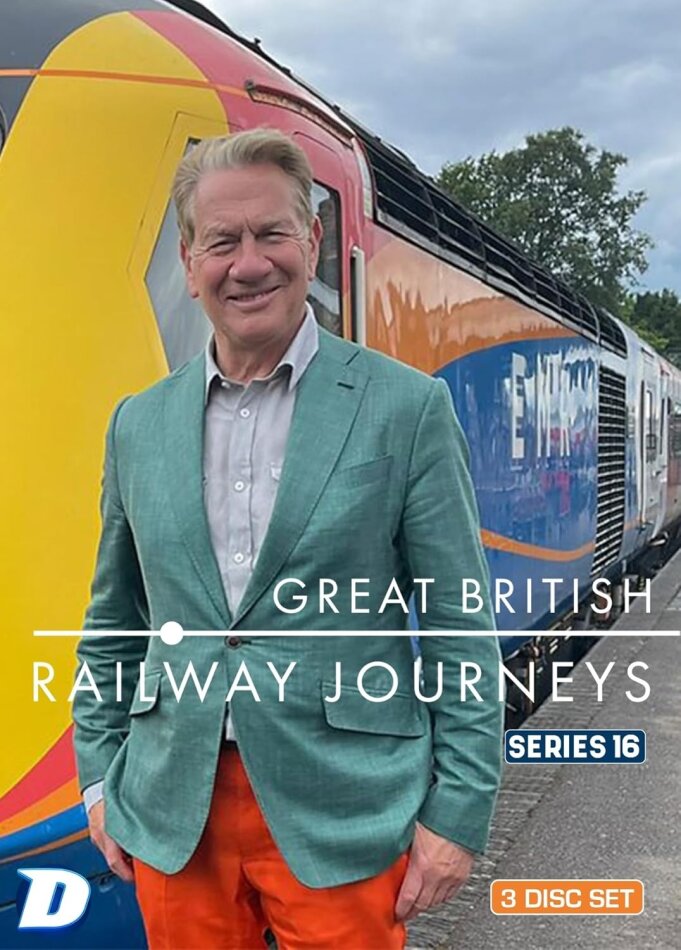 Great British Railway Journeys - Series 16 3 DVDs