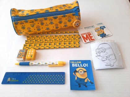 Minions Figuren Etui mit Inhalt