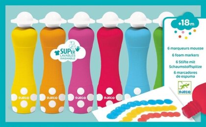 Stifte mit Schaumstoffspitze 6er Set