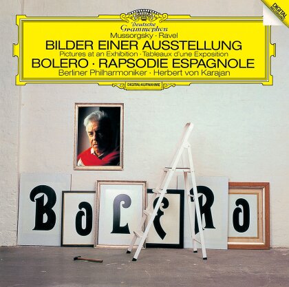 Maurice Ravel (1875-1937), Modest Mussorgsky (1839-1881), Herbert von Karajan & Berliner Philharmoniker - Mussorgsky: Bilder einer Ausstellung - Ravel: Bolero / Rhapsodie Espagnole (Japan Edition, UHQCD)
