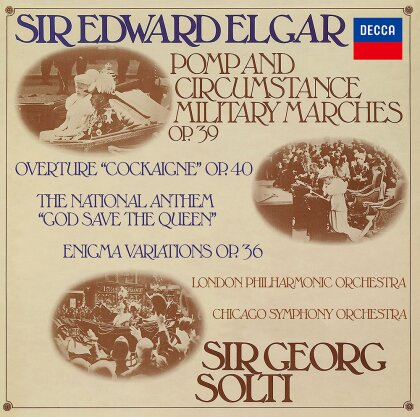 Sir Edward Elgar (1857-1934), Sir Georg Solti, London Philharmonic Orchestra & Chicago Symphony Orchestra (CSO) - Pomp & Circumstance, God Save The Queen, Enigma Variations (Japan Edition, UHQCD)