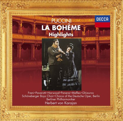 Herbert von Karajan, Giacomo Puccini (1858-1924), Mirella Freni, Luciano Pavarotti & Berliner Philharmoniker - La Boheme - Highlights (Japan Edition, UHQCD)