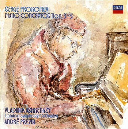 Serge Prokofieff (1891-1953), André Previn (*1929), London Symphony Orchestra & Vladimir Ashkenazy - Piano Concertos 3 - 5 (Japan Edition, UHQCD)