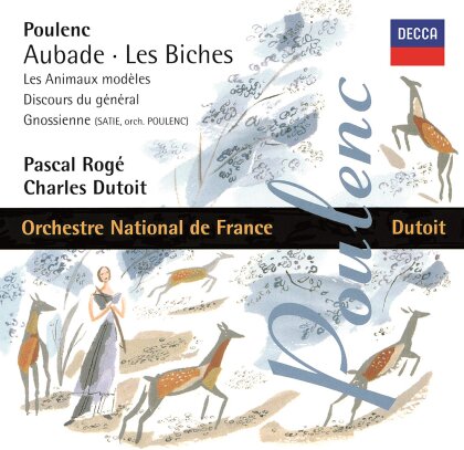 Charles Dutoit, Francis Poulenc (1899-1963), Pascal Rogé & Orchestre National de France - Aubade / Les Biches / Les Animaux Modeles (Japan Edition, UHQCD)