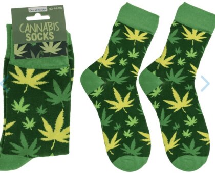 Socken Cannabis Einheitsgrösse 42-46,