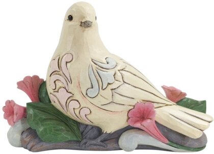 Weisse Taube Figur