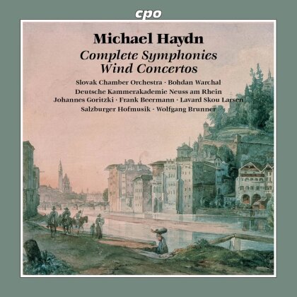 Slovak Chamber Orchestra, Deutsche Kammerakademie Neuss, Michael Haydn (1737-1806), Wolfgang Brunner & Salzburger Hofmusik - Complete Symphonies - Wind Concertos (16 CDs)